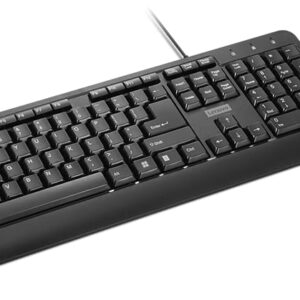 Lenovo 160 Keyboard & Mouse Wired Combo | Waterproof Exoskeleton | Splash Proof Keys | 1600 DPI Full Size Mouse | Non-Slip Scroll Wheel | Adjustable Keyboard Stand | 3 Yr Warranty